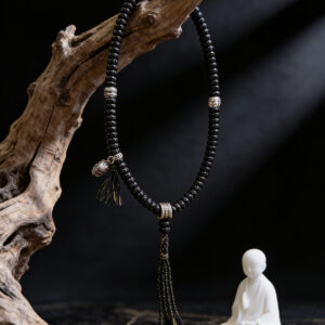 silver drop necklace